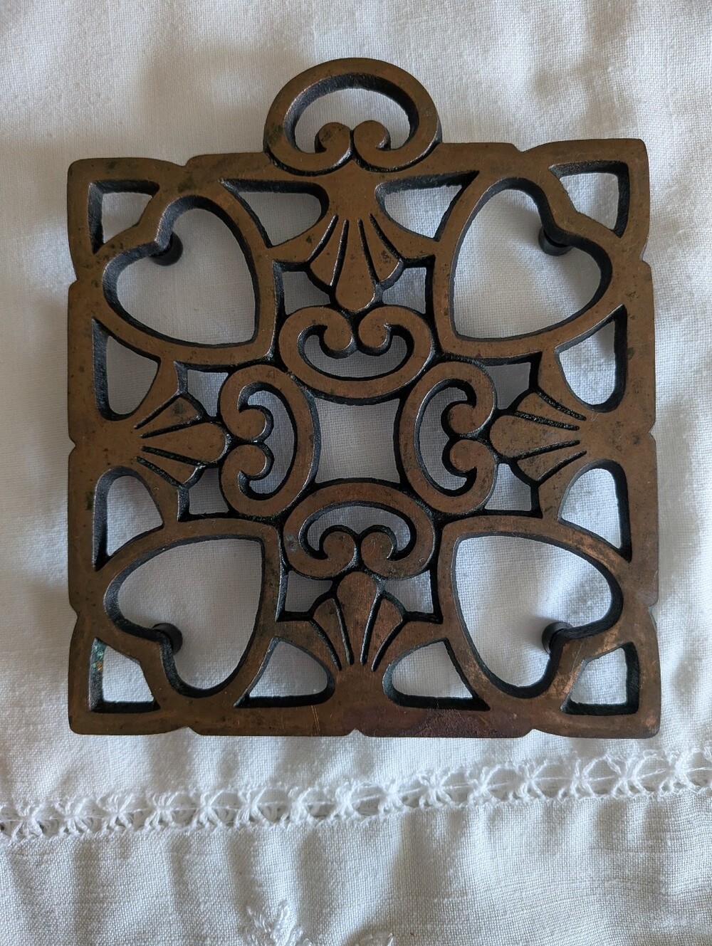 Pampered Chef "Round Up From The Heart" Trivet From 2008